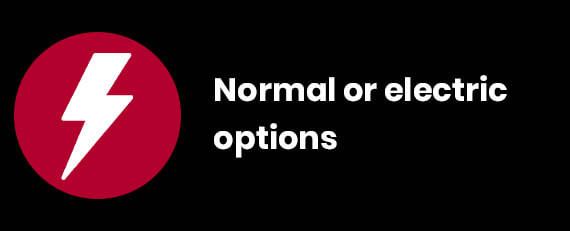 Normal or electric options