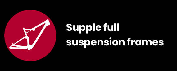 Supple full suspension frames