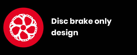 Disc brake only design