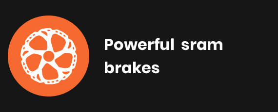 Powerful Sram brakes