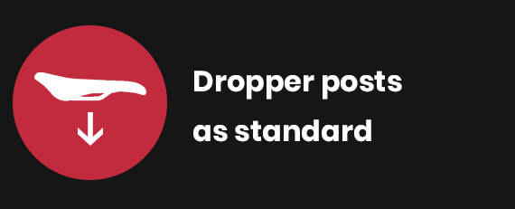 Dropper posts as standard