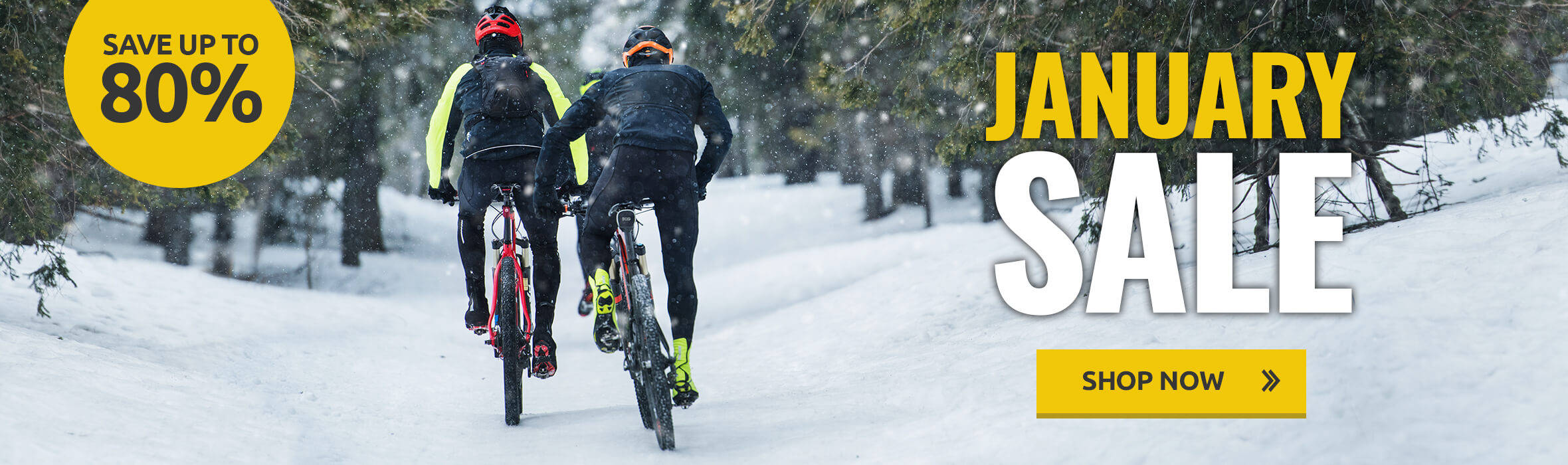 Save up to 80% in our January Sale