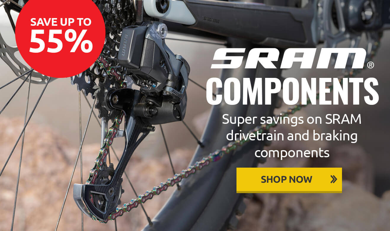 Save up to 55% on SRAM Components