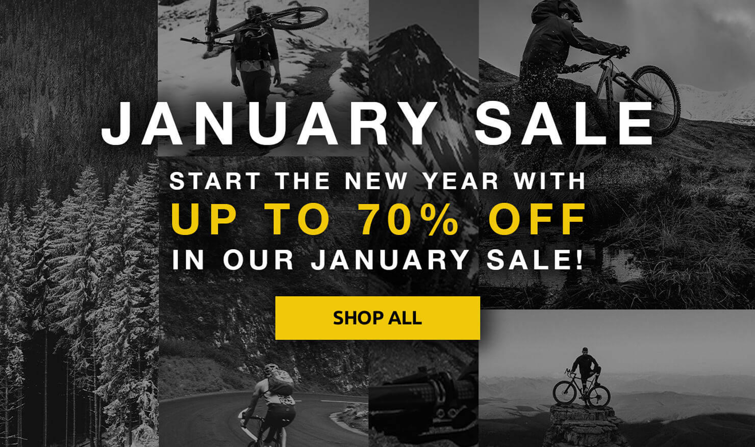 Start the new year with up to 70% in our January Sale!