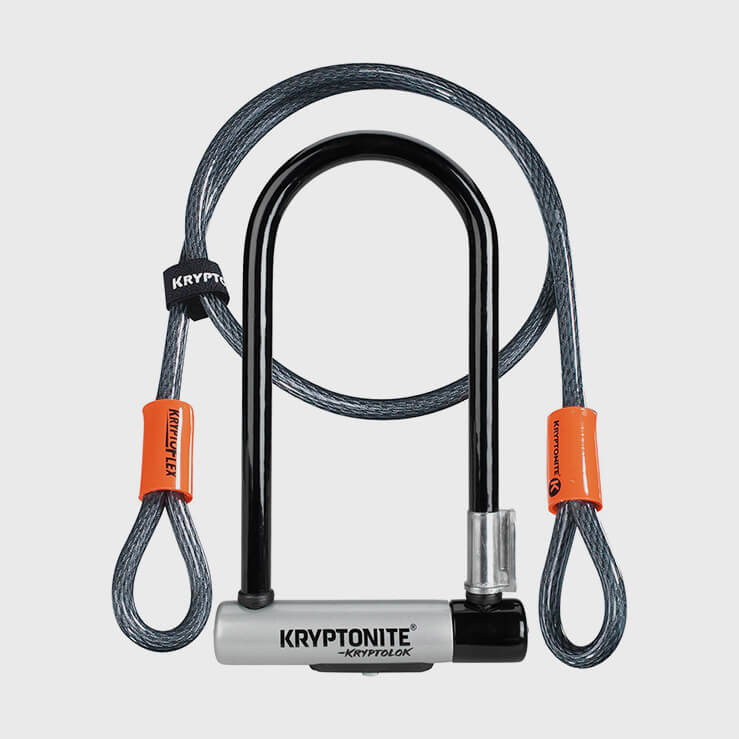 Kryptonite U Lock With 4ft Cable