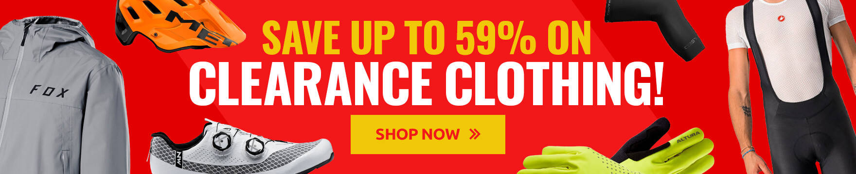Save on clearance clothing!