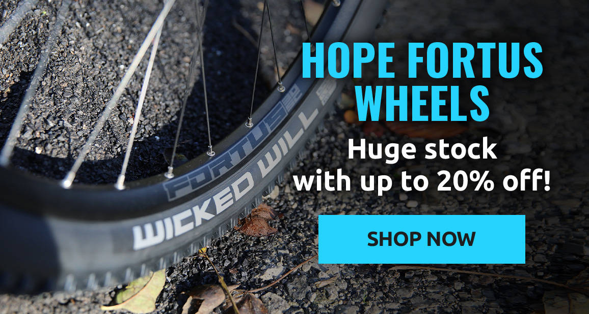 Huge stock of Hope Fortus Wheels now available with up to 20% off!