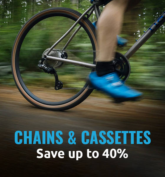 Save up to 40% on chains & cassettes!
