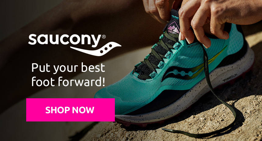 Put your best foot forward with the latest Saucony running shoes!
