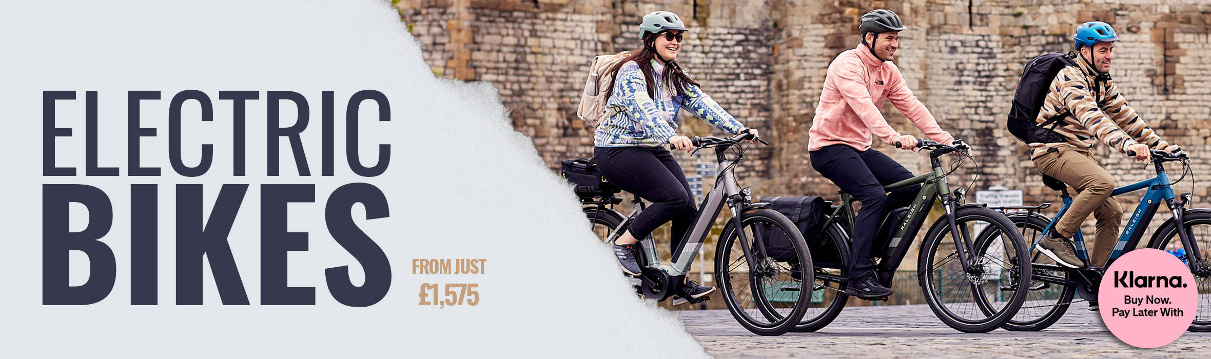Electric Bikes from just £1,575