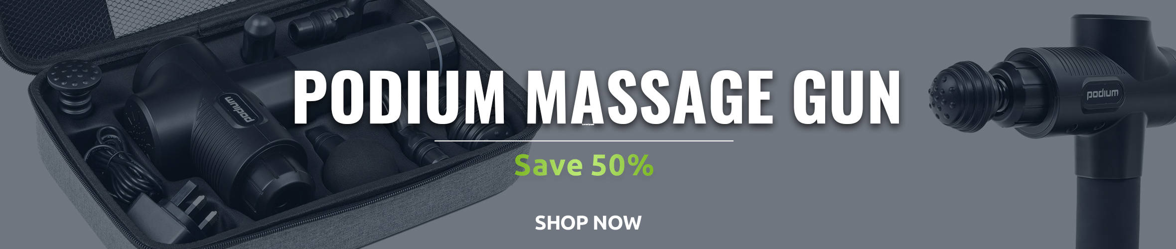 Podium Massage Gun - Save 50%