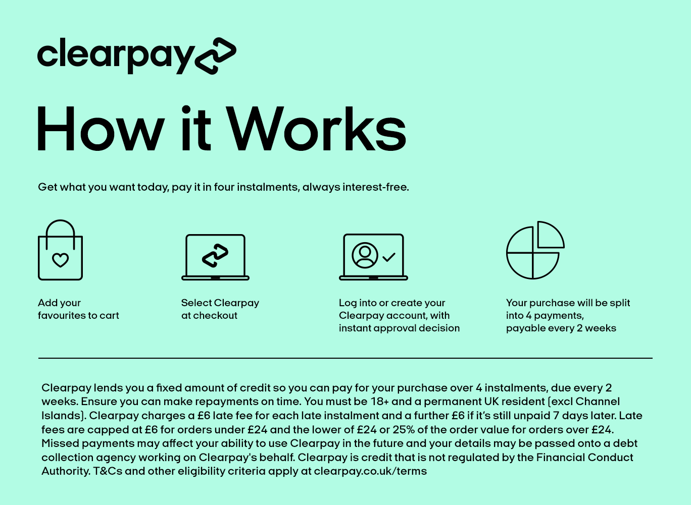 ClearPay, How it works ClearPay, How it works